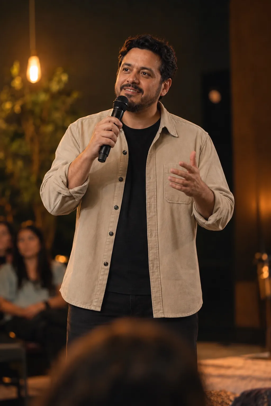 Daniel Ríos compartiendo la enseñanza